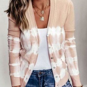 Tie dye cardigan